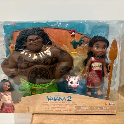 Coffret Vaiana 2 Disney (Vaiana, Maui, Pua…) neuf en boîte